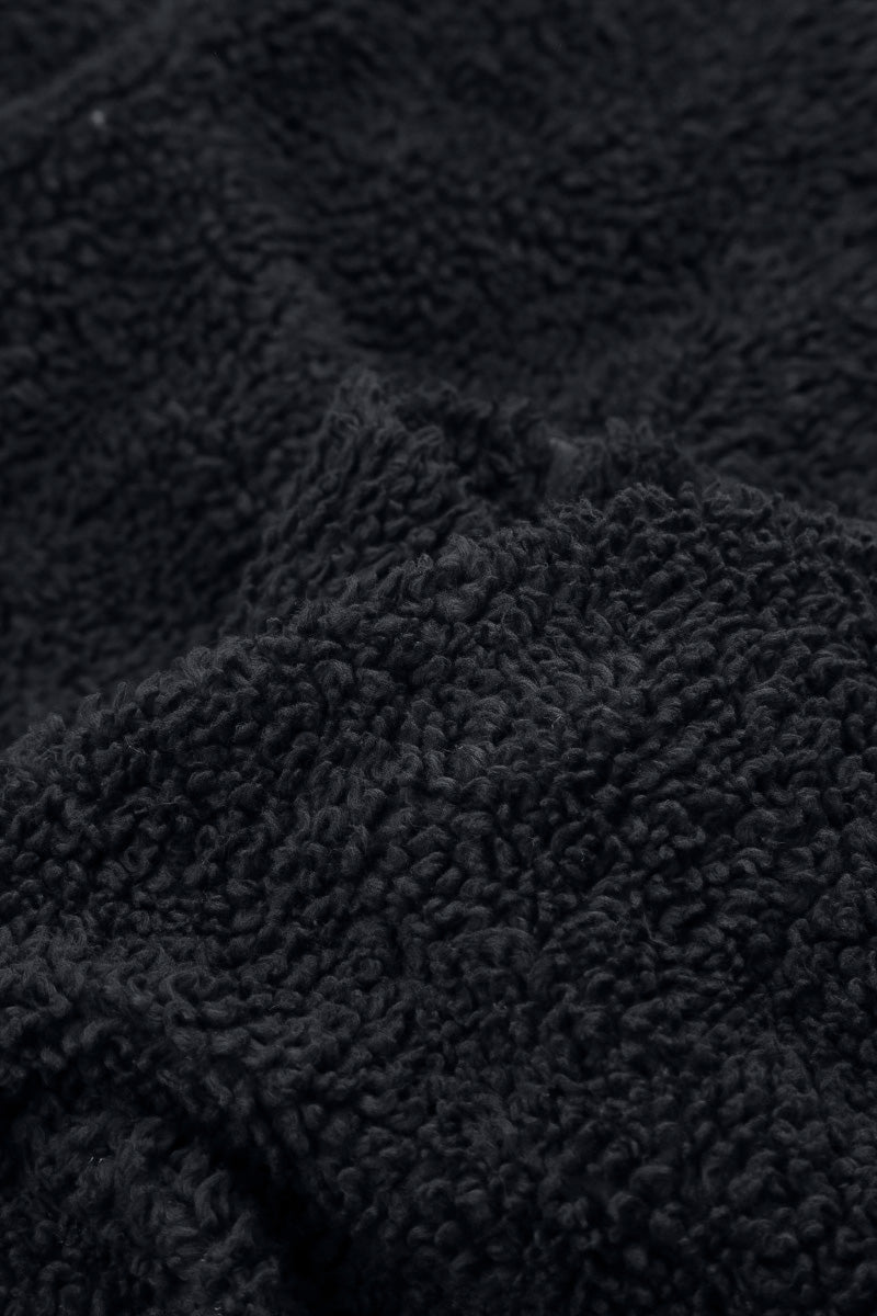 Zips Slate Teddy Cotton Jacket