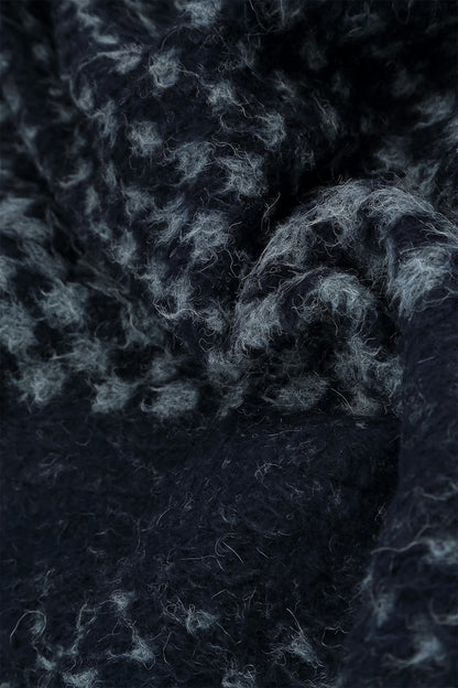 Manteau trapèze en laine d&