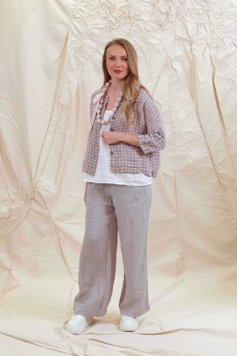 Strappy White Linen Top 7