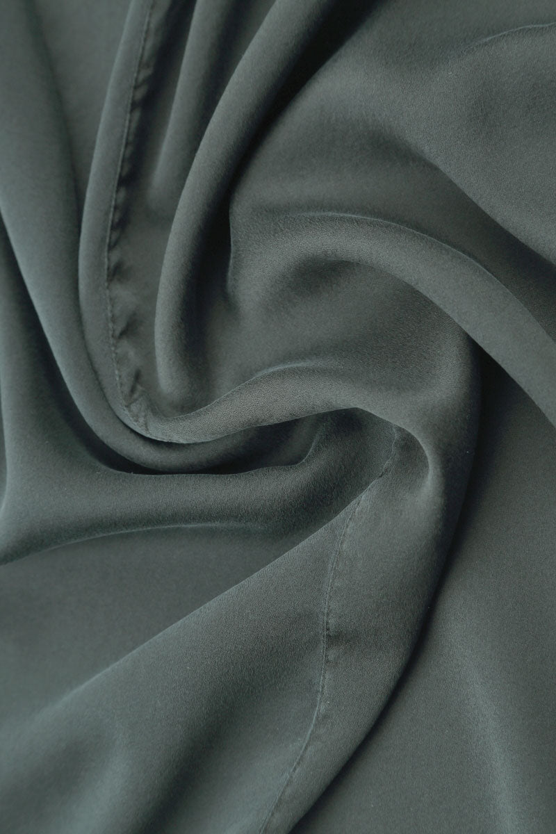 Stylish Forest Grey Silk Leggings 4