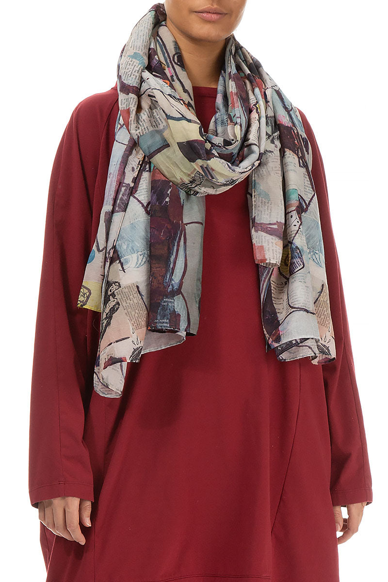Artful Elements Silk Cotton Scarf 3