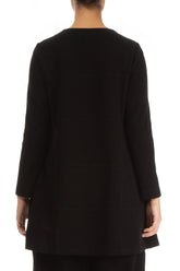 Black Cotton Jersey Tunic 2
