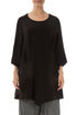 Black Mélange Linen Tunic 1