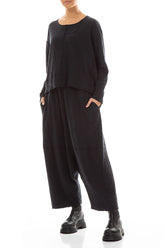 Boxy Grey Wavy Cotton Jumper 4