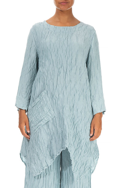Crinkled Breeze Silk Linen Tunic 1