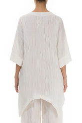 Crinkled Off White Tunic 2
