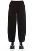 Black Cotton Jersey Trousers 1