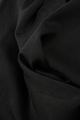 Single Pocket Black Silk Bamboo Dress 5