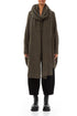 Extra Long Khaki Wool Scarf 1