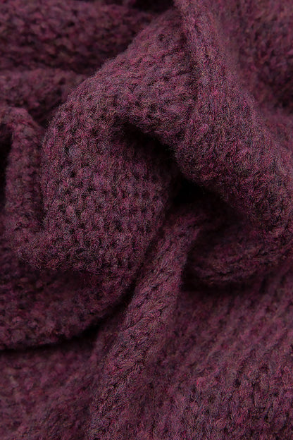 Extra Long Mulberry Wool Scarf 6