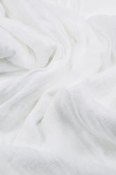 Layered White Gauze Linen Shirt 5