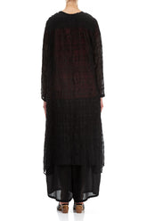 Flowy Black Light Silk Jacket 2