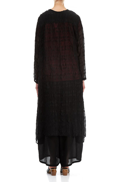 Flowy Black Light Silk Jacket 2