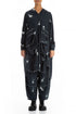 Hooded Oversized Abstract Cotton Jacket-Coat 1