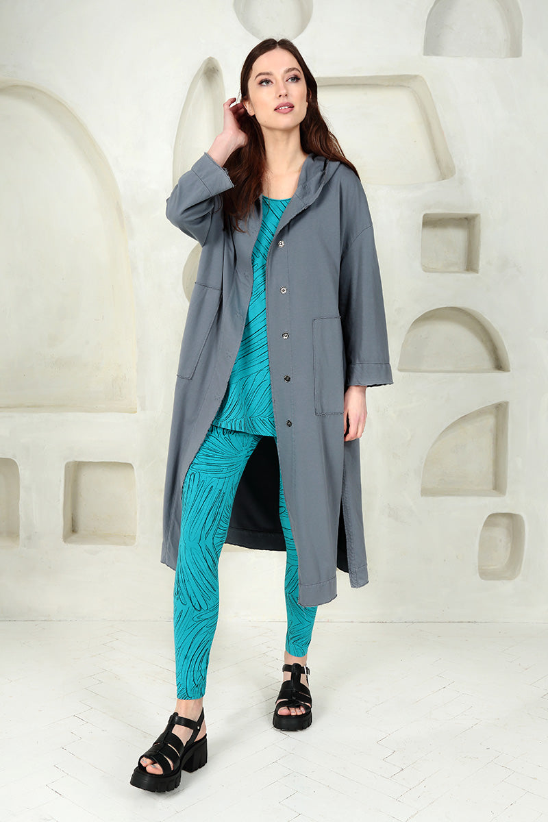 Hooded Storm Grey Cotton Jacket 6
