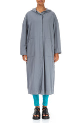 Hooded Storm Grey Cotton Jacket 1