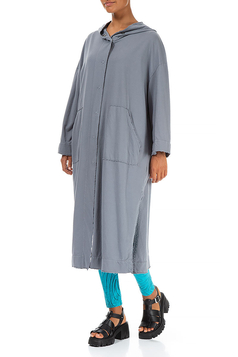 Hooded Storm Grey Cotton Jacket 4