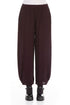 Lightweight Aubergine Viscose Trousers 1