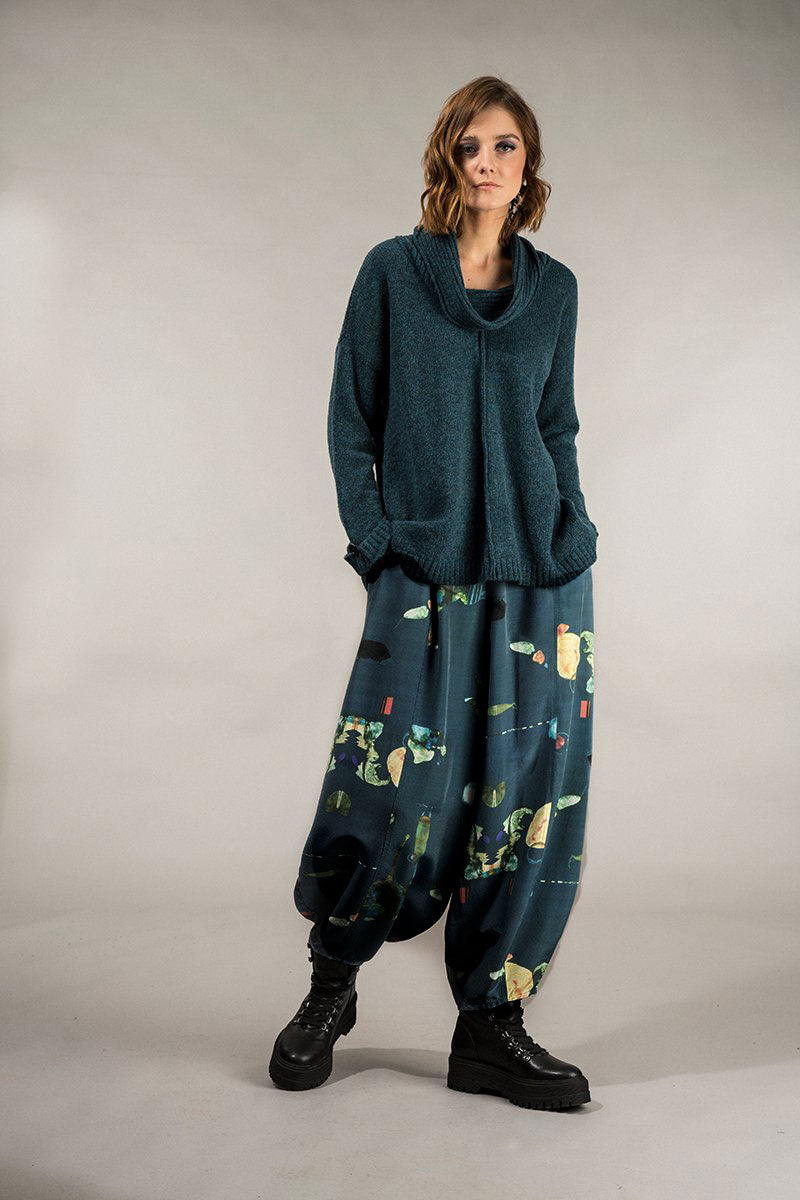 Loose Fairy-Tale Silk Bamboo Trousers 5