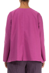 Loose Boxy Orchid Cotton Jacket 2