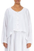 Loose White Linen Jacket 1