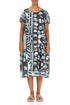 Midi A-line Moonlight Linen Dress 1