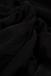 Midi Black Cotton Jersey Dress 5