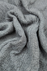 One Button Grey Wool Jacket 5