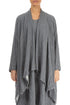 Loose Open Type Grey Wool Jacket 1