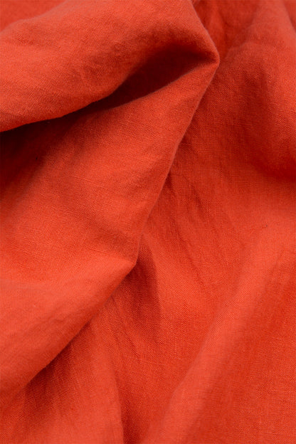 Pure New Orange Linen Trousers 4