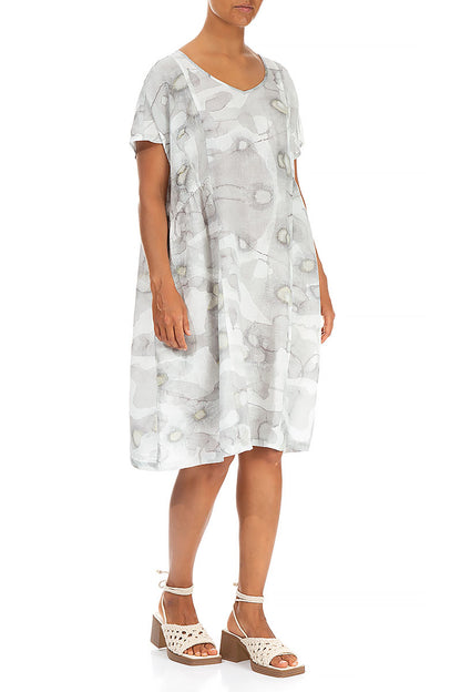 Ruched Camomile Linen Dress 5