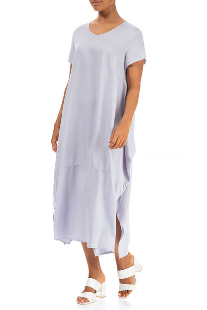 Single Pocket Lavender Silk Bamboo Dress 3