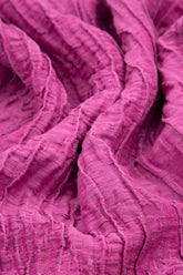 Sleeveless Balloon Crinkled Orchid Silk Dress 5