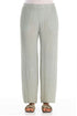 Straight Pistachio Silk Viscose Trousers 1