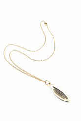 Turritella Fossil Pendant Necklace 5