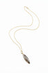 Turritella Fossil Pendant Necklace 1
