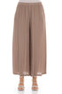 Wide Cappuccino Viscose Trousers 1