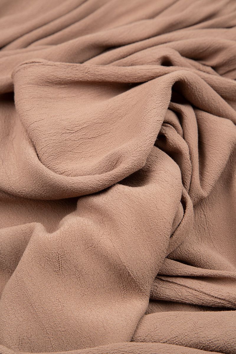 Wide Cappuccino Viscose Trousers 4