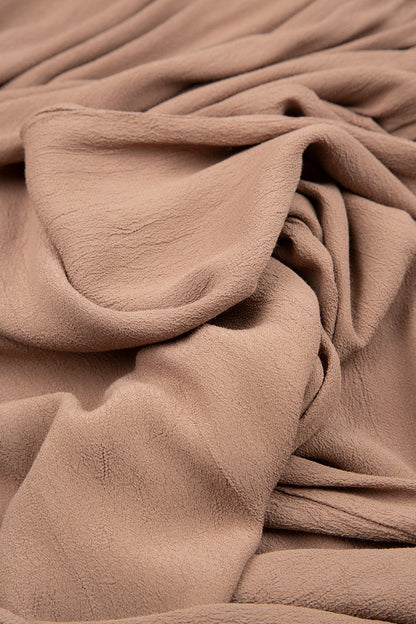 Wide Cappuccino Viscose Trousers 4